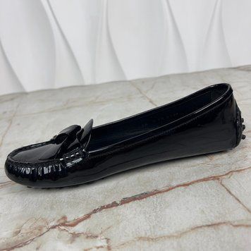 Parklane Moccasin Black Patent Leather