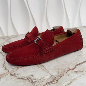 Hockenheim Moccasins Red Suede