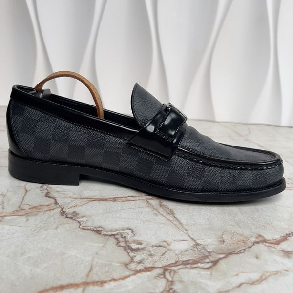 Major Damier лофери сірі з канви 3530 фото