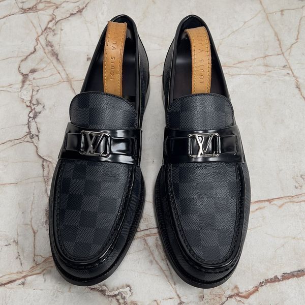 Major Damier лофери сірі з канви 3530 фото