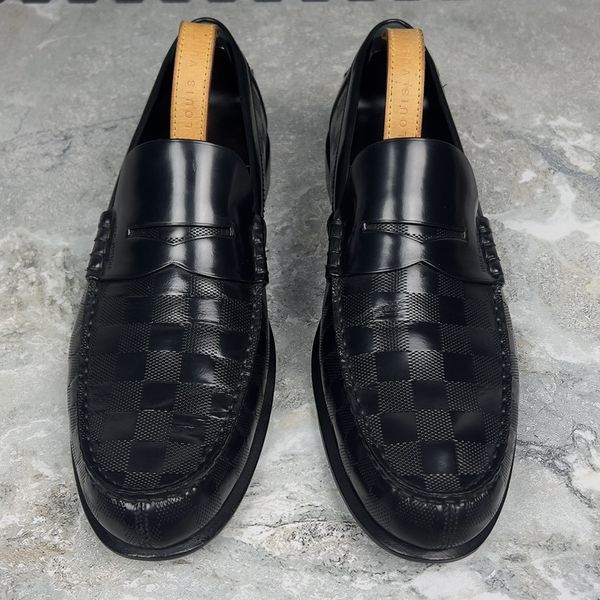 Graduation Loafer Damier Glazed Leather