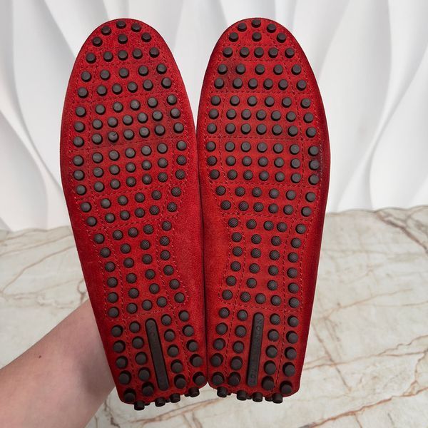 Hockenheim Moccasins Red Suede