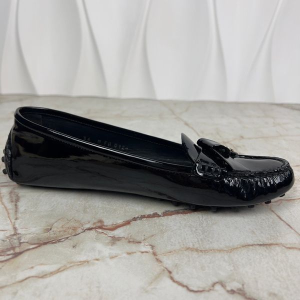 Parklane Moccasin Black Patent Leather