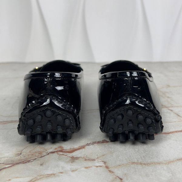 Parklane Moccasin Black Patent Leather