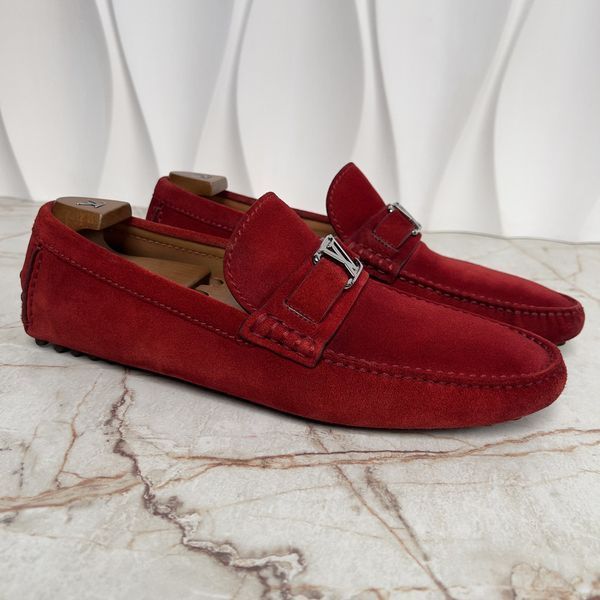 Hockenheim Moccasins Red Suede