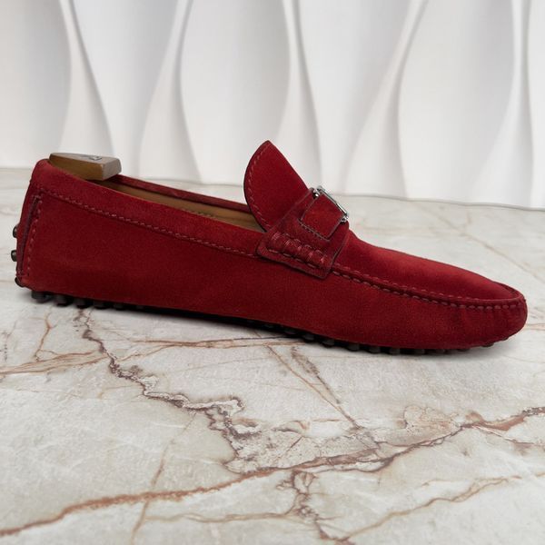 Hockenheim Moccasins Red Suede