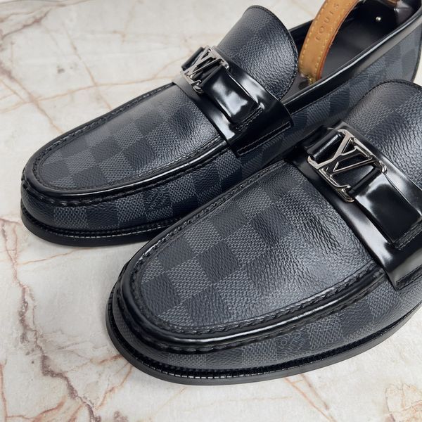 Major Damier лофери сірі з канви 3530 фото
