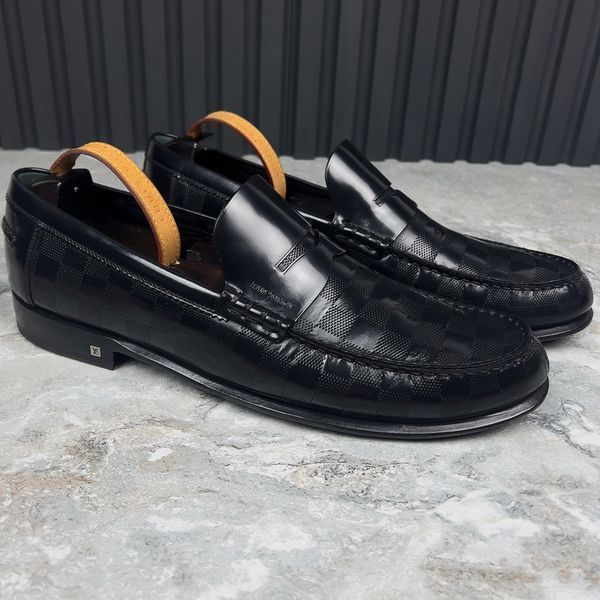Graduation Loafer Damier Glazed Leather