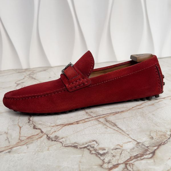 Hockenheim Moccasins Red Suede