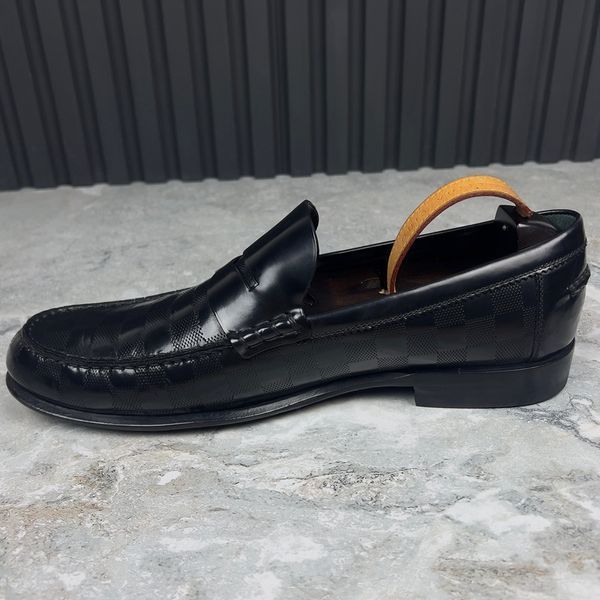 Graduation Loafer Damier Glazed Leather