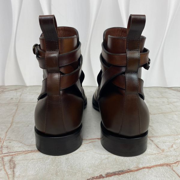Lord Jodhpur Boots Patina Brown Leather