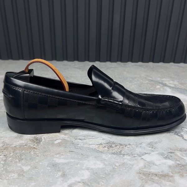 Graduation Loafer Damier Glazed Leather