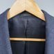 Coat Herringbone Blue Wool Cashmere Blend