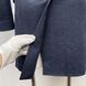 Coat Herringbone Blue Wool Cashmere Blend
