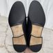 Horsebit Collapsible Fringe Loafers Black Leather