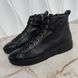 Stellar Circle Logo LV Sneakers Black Leather Fur