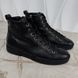 Stellar Circle Logo LV Sneakers Black Leather Fur