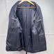 Coat Herringbone Blue Wool Cashmere Blend