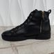 Stellar Circle Logo LV Sneakers Black Leather Fur