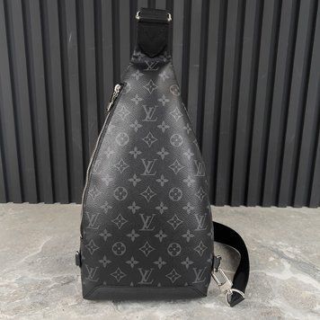 Duo Slingbag Taigarama Leather Monogram Eclipse Canvas