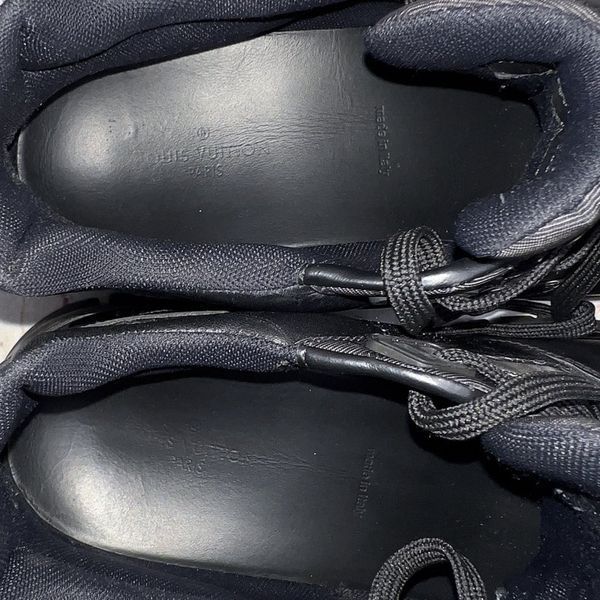 Virgil Abloh 2054 Monogram Sneakers Black Leather