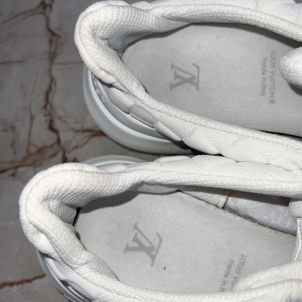 Show Up Monogram Damier Logo White Mesh