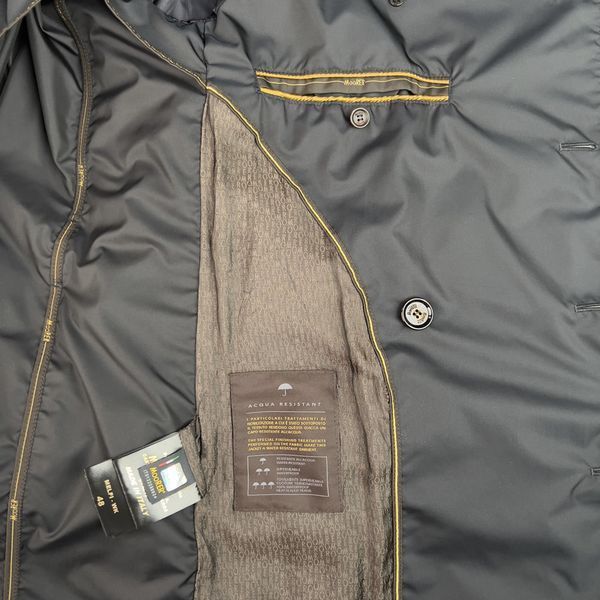 MELFI WK Acqua Resistant Trench Coat Blue