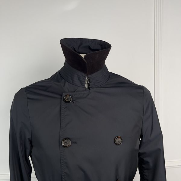 MELFI WK Acqua Resistant Trench Coat Blue