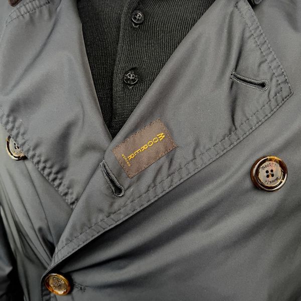 MELFI WK Acqua Resistant Trench Coat Blue
