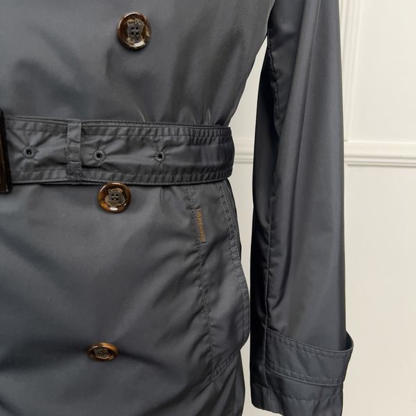 MELFI WK Acqua Resistant Trench Coat Blue
