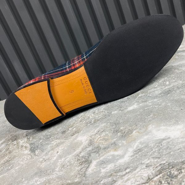 Jordaan Loafers Checkered Tweed