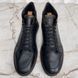 Line Up Sneakers Monogram Canvas Black Leather
