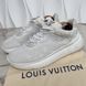 Show Up Monogram Damier Logo White Mesh