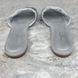 Revival Monogram Sandal Flat Silver Leather