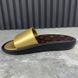 Sunbath Mules LV Monogram Gold