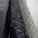 Jacket White Black Herringbone Polar Tech Fabric Goose Down