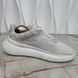 Show Up Monogram Damier Logo White Mesh