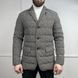 Jacket White Black Herringbone Polar Tech Fabric Goose Down