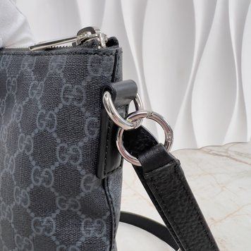 GG Supreme Canvas Messenger Bag Laptop & Lacoste Strap