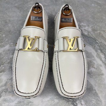 Monte Carlo Moccasins White Leather