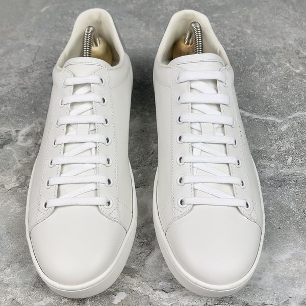 Ace Interlocking GG Sneakers White Leather