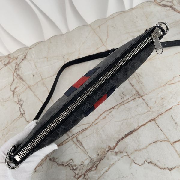 GG Supreme Canvas Messenger Bag Laptop & Lacoste Strap