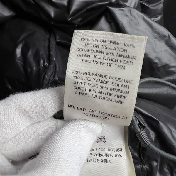 M's Fitz Roy Down Parka Jacket Black Nylon Goose Down