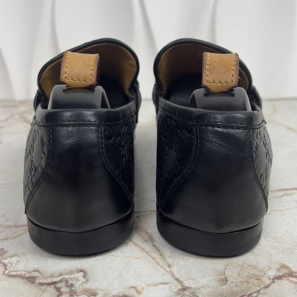 Tom Ford Era Horsebit GG Guccissima лофери чорні шкіряні 3417 фото