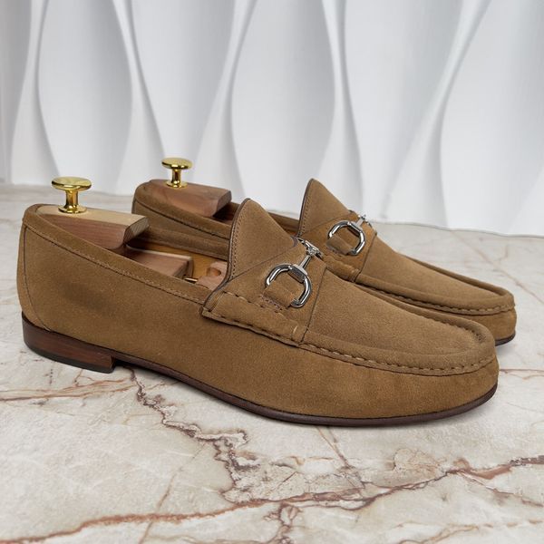 1955 Horsebit Loafers Brown Suede