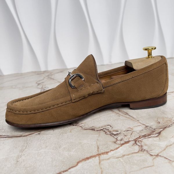 1955 Horsebit Loafers Brown Suede