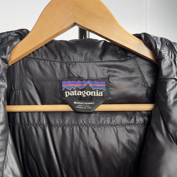 M's Fitz Roy Down Parka Jacket Black Nylon Goose Down