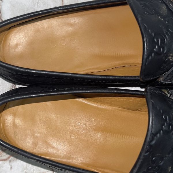Tom Ford Era Horsebit GG Guccissima лофери чорні шкіряні 3417 фото