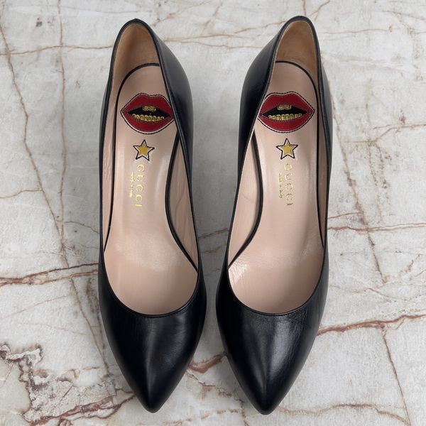 Pumps High heels Black Leather