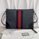 GG Supreme Canvas Messenger Bag Laptop & Lacoste Strap